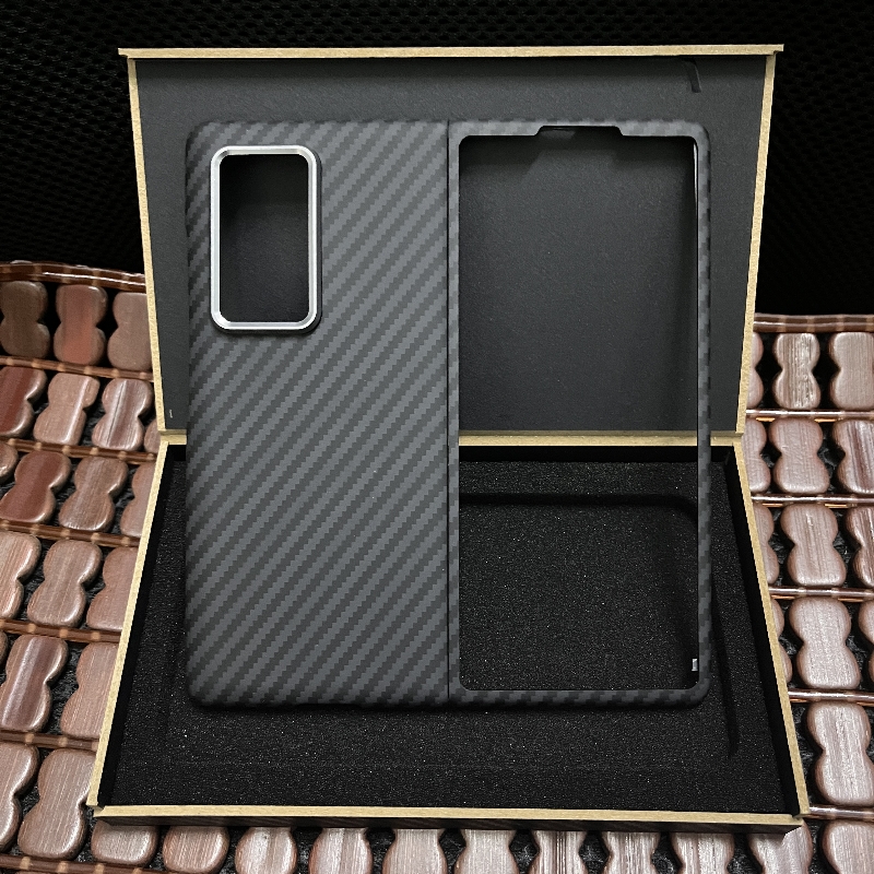 华为MateX2碳纤维纹超薄手机壳