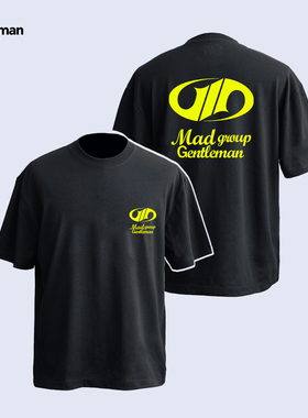 MGG 24SS原创LOGO纯棉重磅T恤男女宽松欧美嘻哈小众街头情侣短袖