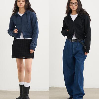 个性卫衣秋冬双开拉链修身卫衣