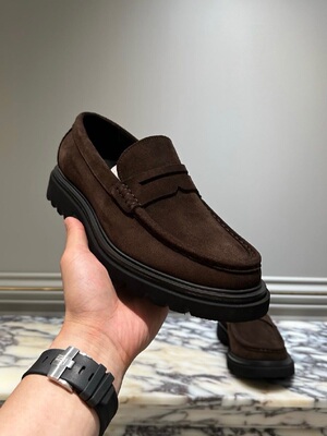 男鞋手工磨砂牛皮男鞋