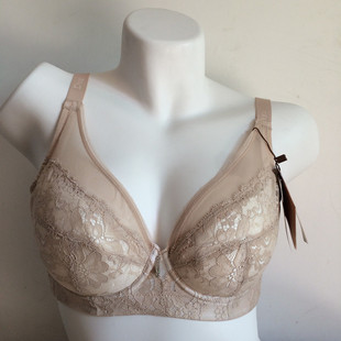 嘉莉诗内衣女妒Dugi正品清仓1066L1大码大胸显小调整型胸罩薄文胸