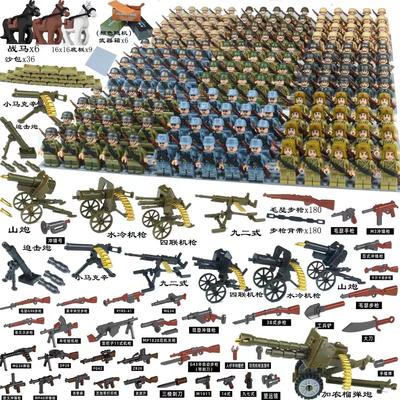 二战系列人仔打仗士兵战争小人