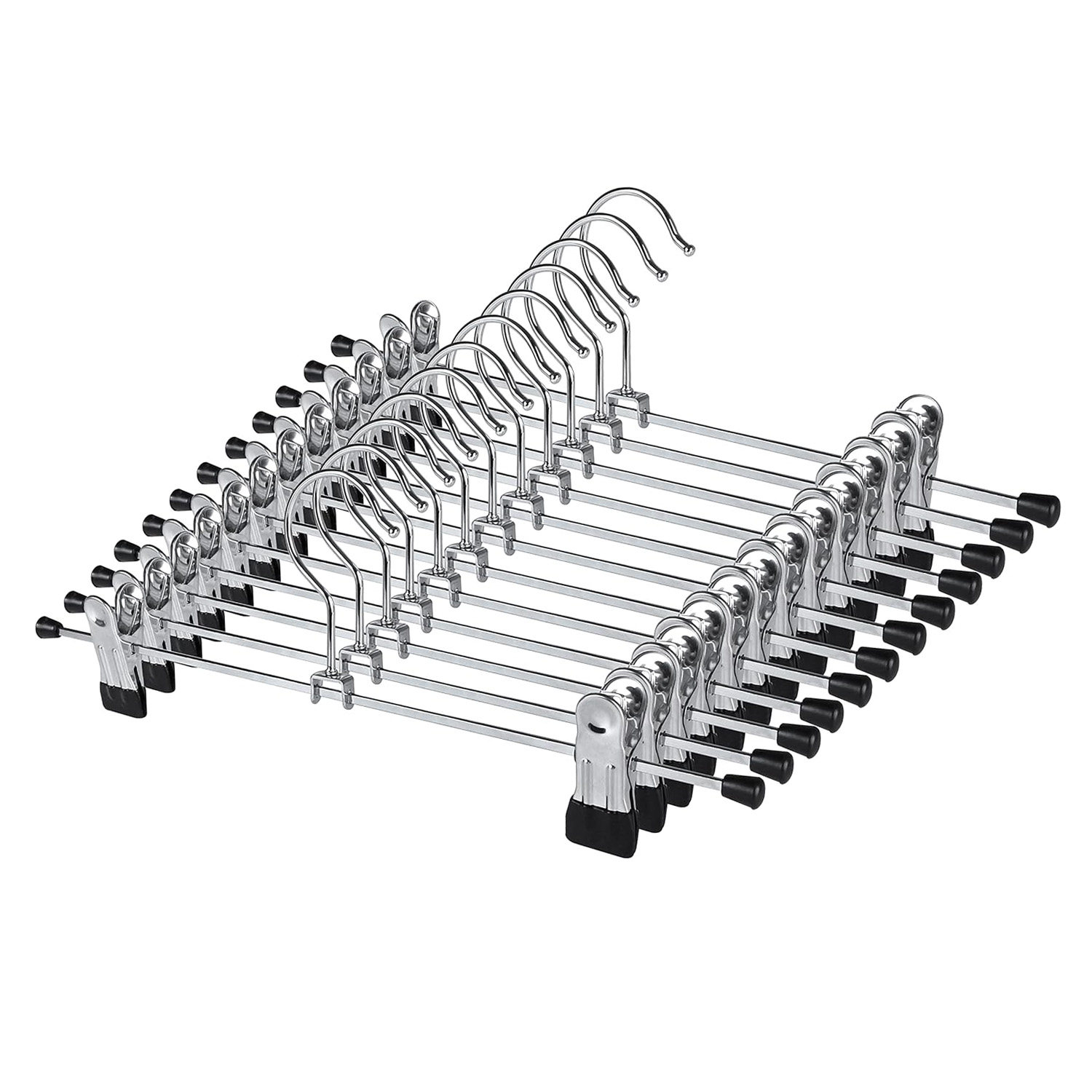 省空间浸胶裤夹子可调节夹裙子短裤衣挂防滑无痕不锈钢lolita裙架,收纳整理,裤/裙架,淘宝优惠券,粉丝福利购,淘宝优惠卷