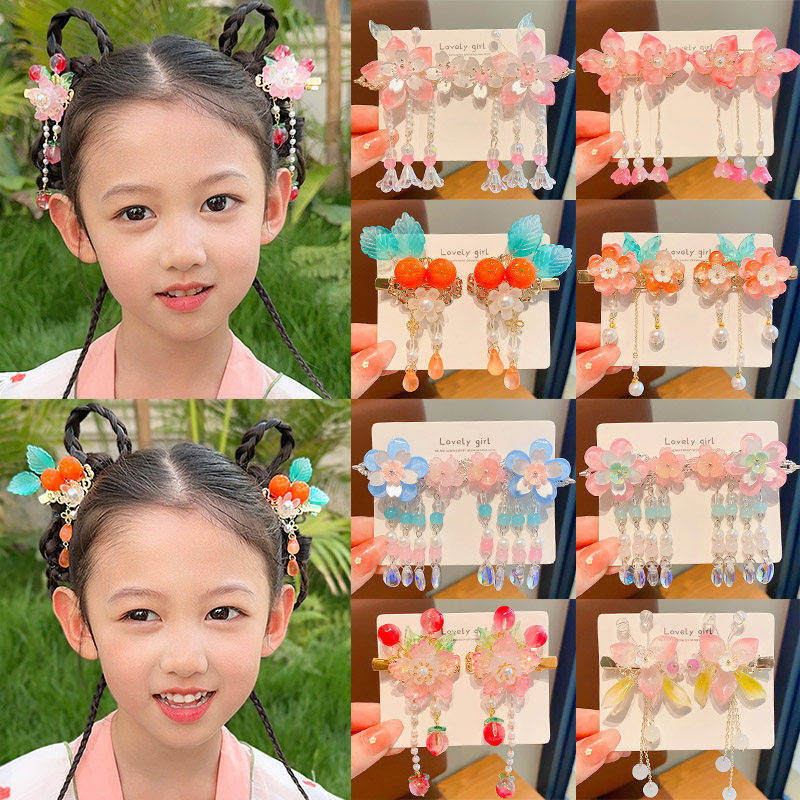 3-12岁古风女童超仙汉服发夹