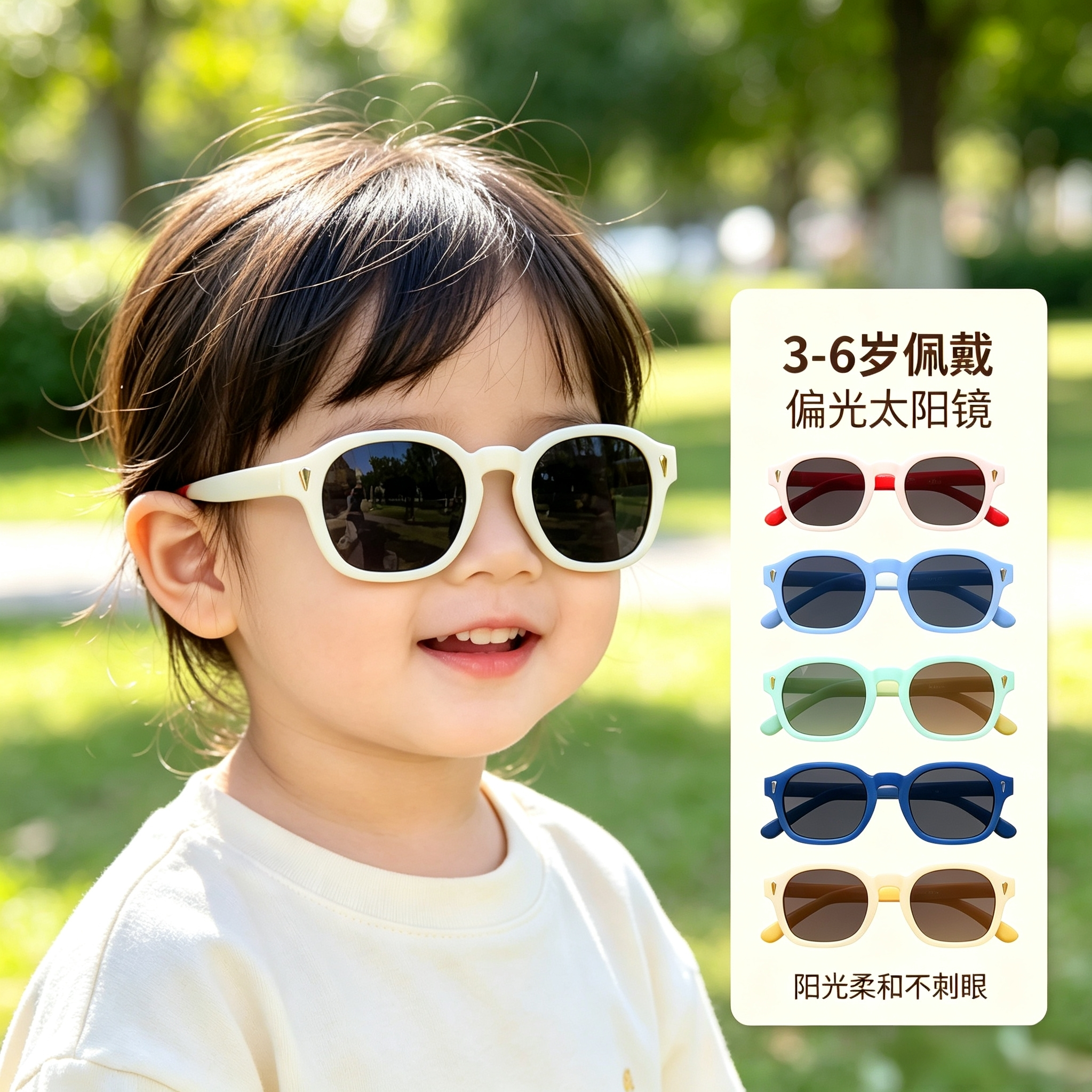 3-6岁儿童UV400偏光太阳镜