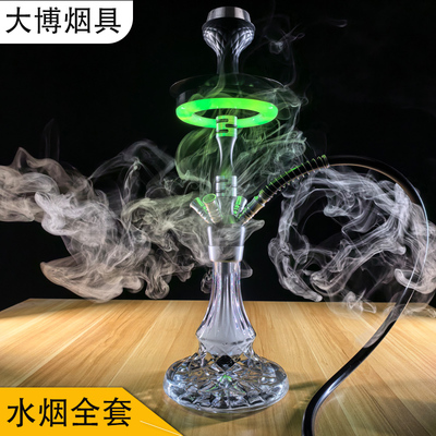 水烟壶全套豪华带灯四管酒吧水烟壶阿拉伯水烟shisha hookah
