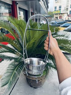 hookah charcoal basket阿拉伯水烟餐厅碳篮装椰壳炭小号手提碳篮