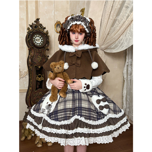 保暖毛绒日常正品 冬季 lolita格裙jsk定金5号截止 快团年前发货