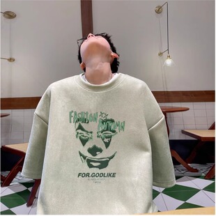 只剩2XL 精品清仓 仿麂皮绒T恤 清了 3XL