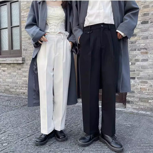 包邮 2025春秋男女同款 韩版 西裤 满68 潮流时尚 百搭休闲裤 微瑕