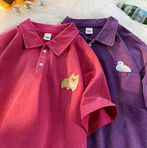 【精品清仓】满68包邮◆~水洗做旧短袖T恤~只剩M，L，清了，清了~