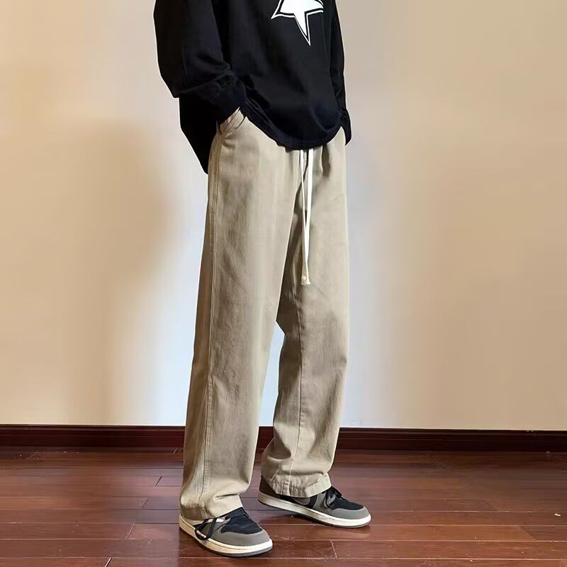 【精品】满68包邮◆2025春秋青少年美式高街百搭宽松工装休闲裤,男装,休闲裤,淘宝优惠券,粉丝福利购,淘宝优惠卷