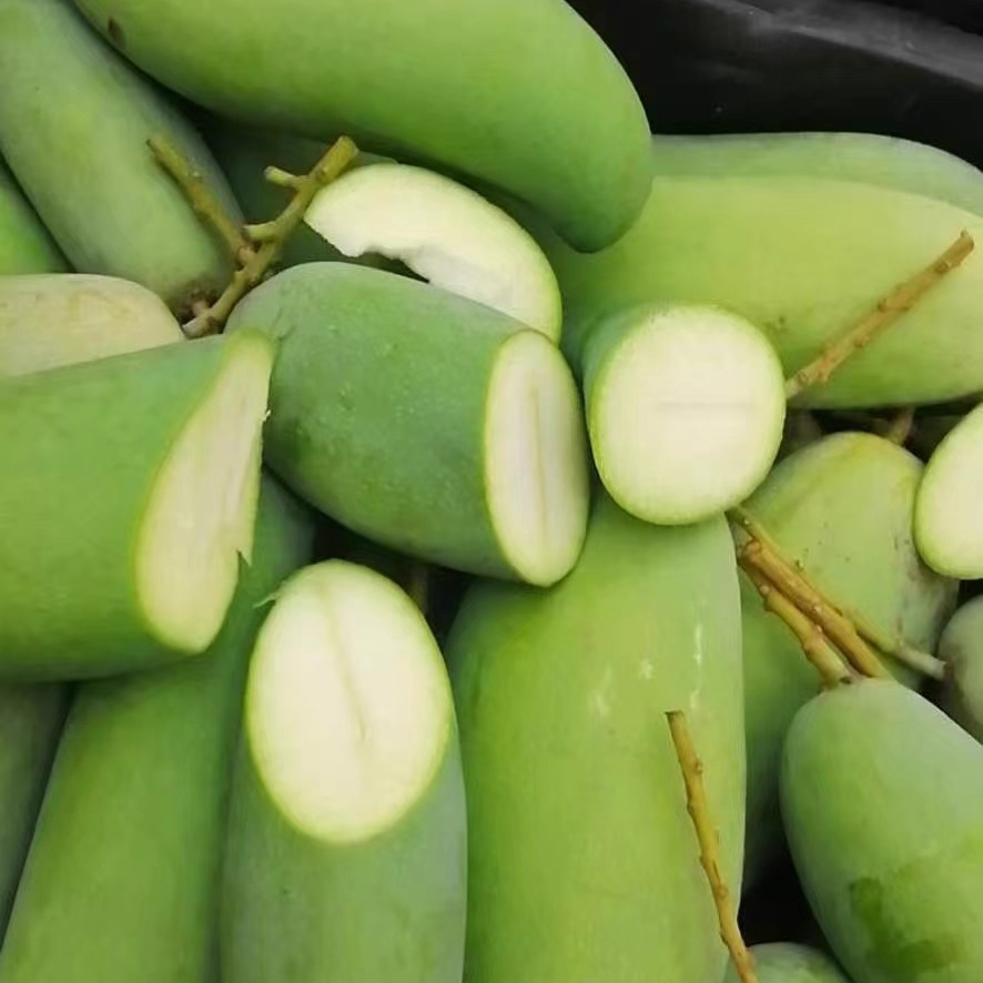 海南象牙生芒果酸脆新鲜应季青芒果生吃孕妇当季腌制水果3斤