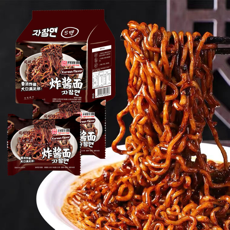 同碗福韩式炸酱面20包即食拌面