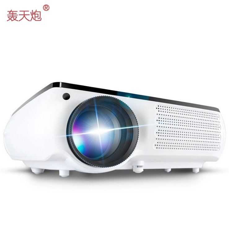 Thunder Cannon Home M8 HD Máy chiếu 3D 1080P Không dây wifi Điện thoại thông minh Dạy học Máy chiếu - Máy chiếu