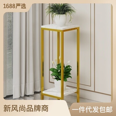 花架子客厅落地式轻奢电视机旁边高档绿萝吊兰专用花架盆栽摆放架