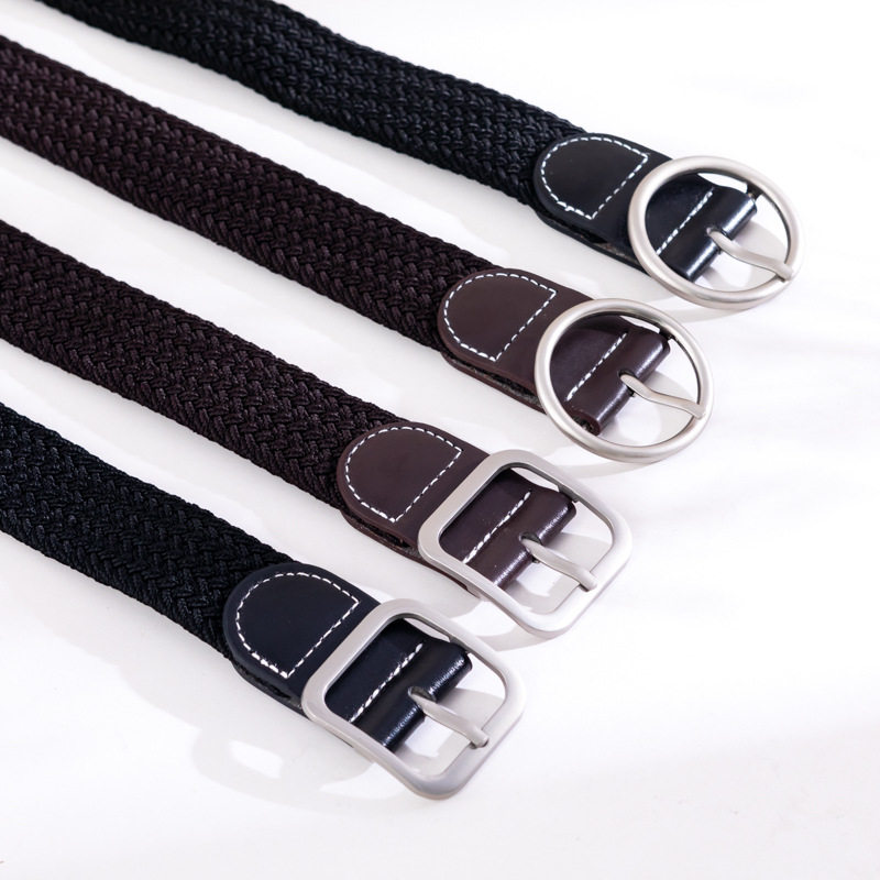 帆布腰带女士弹力编织松紧皮带男女韩版简约百搭休闲ins风裤带潮,女装/女士精品,大码内搭,淘宝优惠券,粉丝福利购,淘宝优惠卷