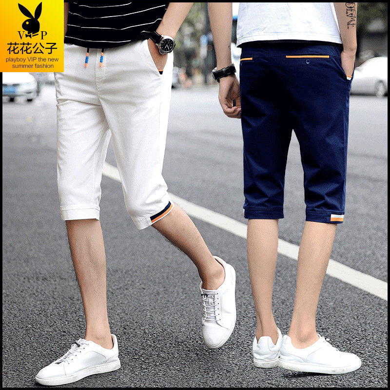man leisure time shorts Chaopai ins summer 2019 new pattern Korean Edition Easy pure cotton Cropped Trousers Trend Sports pantsin the Men's clothing, Casual pants  category - from Buy2taobao.com to provide professional Taobao agent buy service