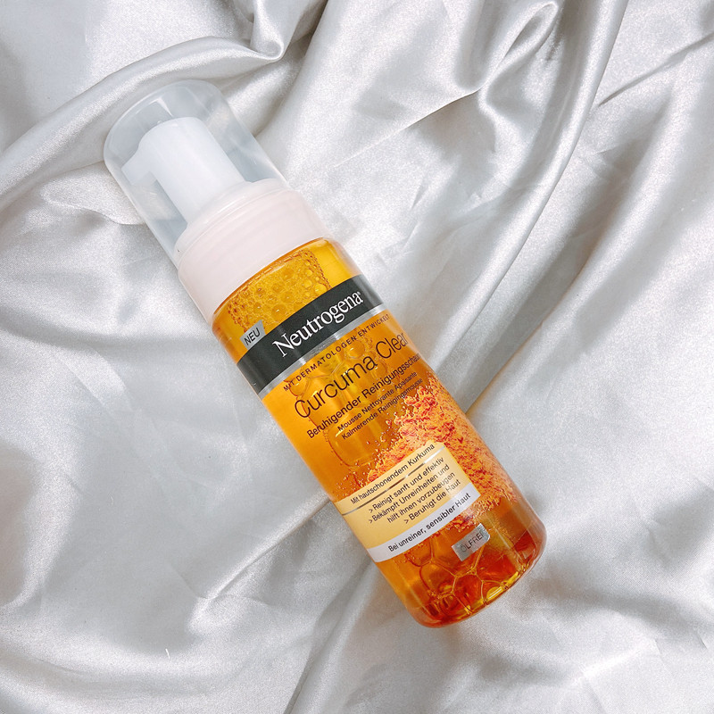 德国neutrogena露得清 姜黄舒缓保湿洁面泡沫温和不紧绷150ml
