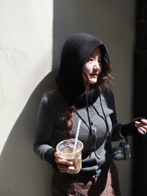 100%内蒙古纯山羊绒巴拉克拉法帽