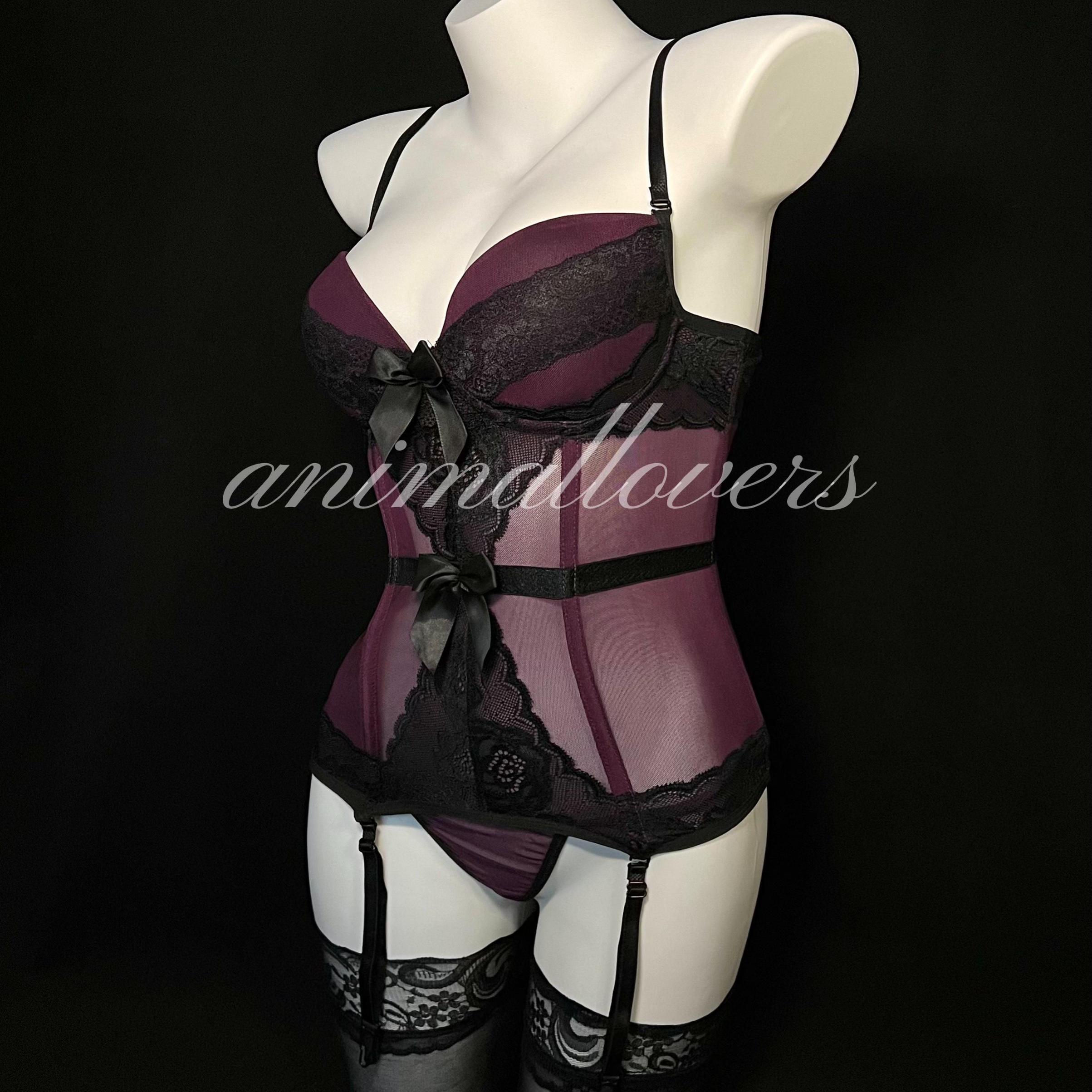 性感御姐情趣钢圈网纱显胸大内衣