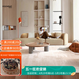 地毯客厅2024新款 轻奢高级茶几毯奶油风卧室现代简约加厚家用北欧