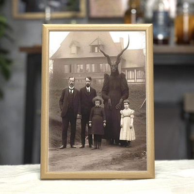 德国民间传说装饰画神秘照片挂画