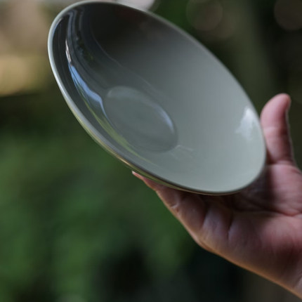 景德镇青云瑞色手工秘色青瓷素色壶承养壶盘陶瓷茶具配件茶盘茶托