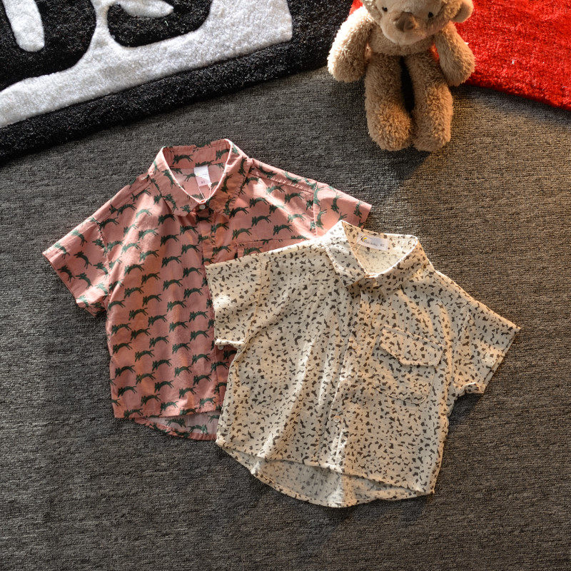 Gifted children Korean Edition children summer clothes baby Tide clothing jacket men and women Infants Children's clothing Korean Edition shirtin the Children/Baby/Family fitted , Shirt  category - from Buy2taobao.com to provide professional Taobao agent buy service