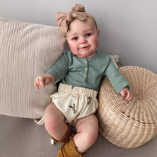 60cm reborn toddler doll maddie仿真婴儿重生娃娃 软胶玩偶模型