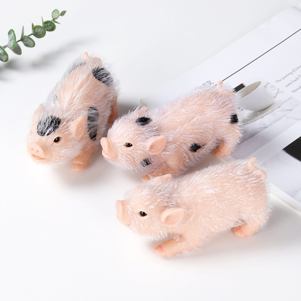 仿真动物模型重生解压玩具花斑卷尾巴硅胶猪儿童认知益智玩具,模玩/动漫/周边/娃圈三坑/桌游,棉花娃娃,淘宝优惠券,粉丝福利购,淘宝优惠卷