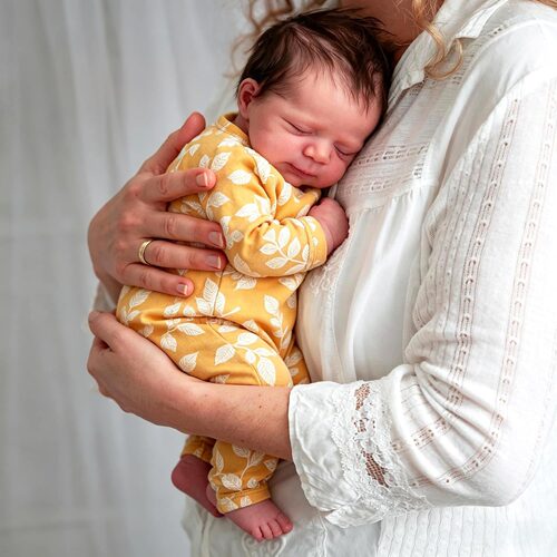 高级彩绘18英寸重生洋女娃娃仿真婴儿reborn doll全软胶人偶玩具