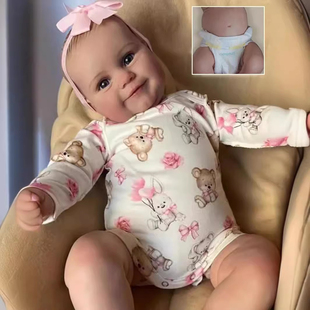 50/60厘米reborn baby toddler Maddie仿真婴儿重生娃娃 跨境货源