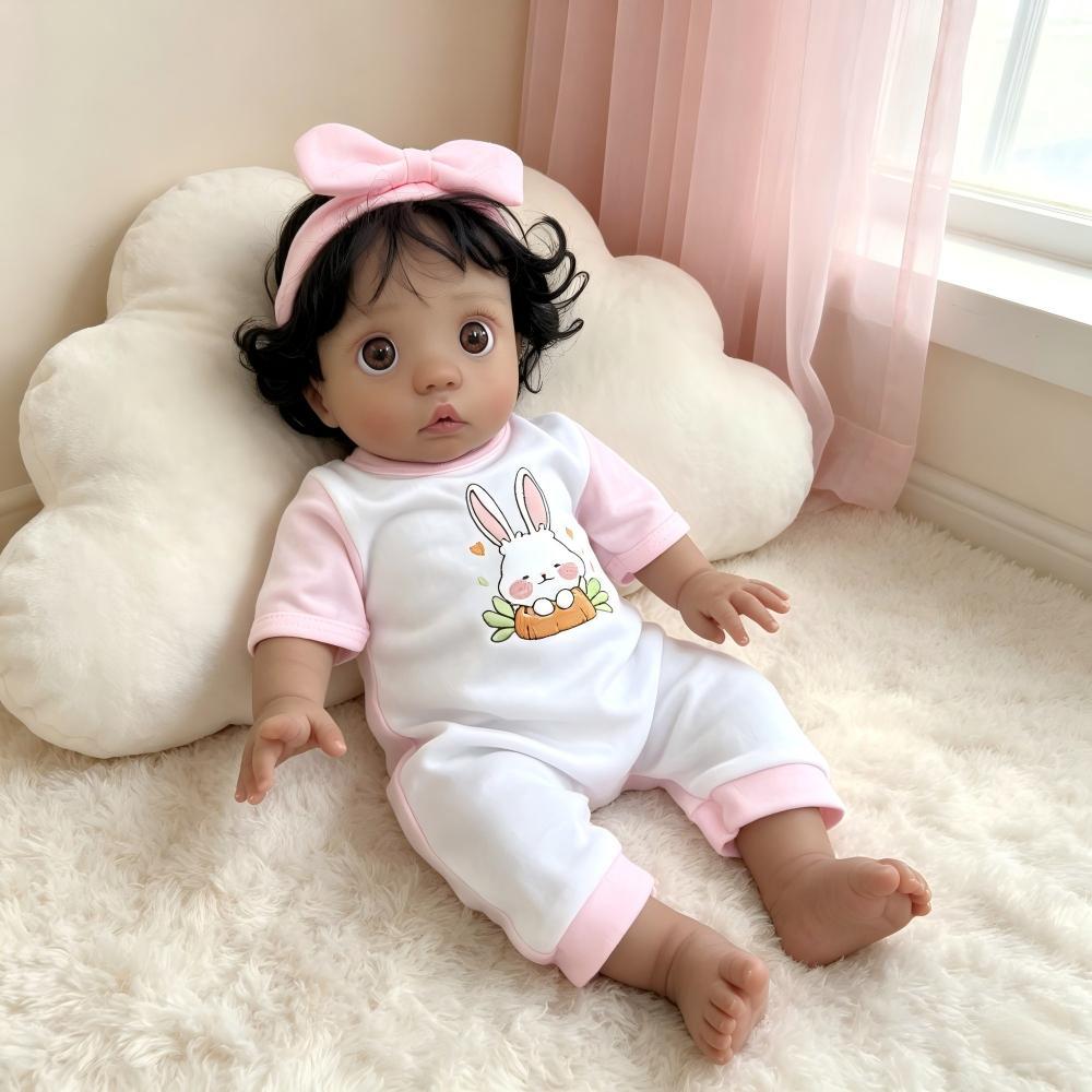 41厘米卡通仿真娃娃Reborn Baby Peeka 儿童圣诞礼物重生娃娃蓝海