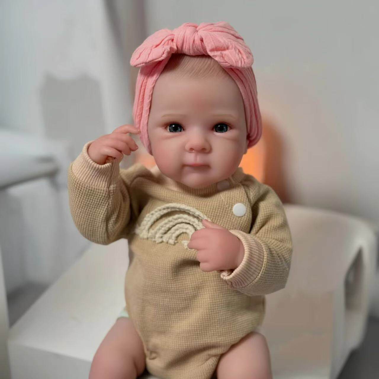 专供生娃娃olboD婴儿lsali玩偶搪胶RosRe跨境重e仿真rn50厘米恒华