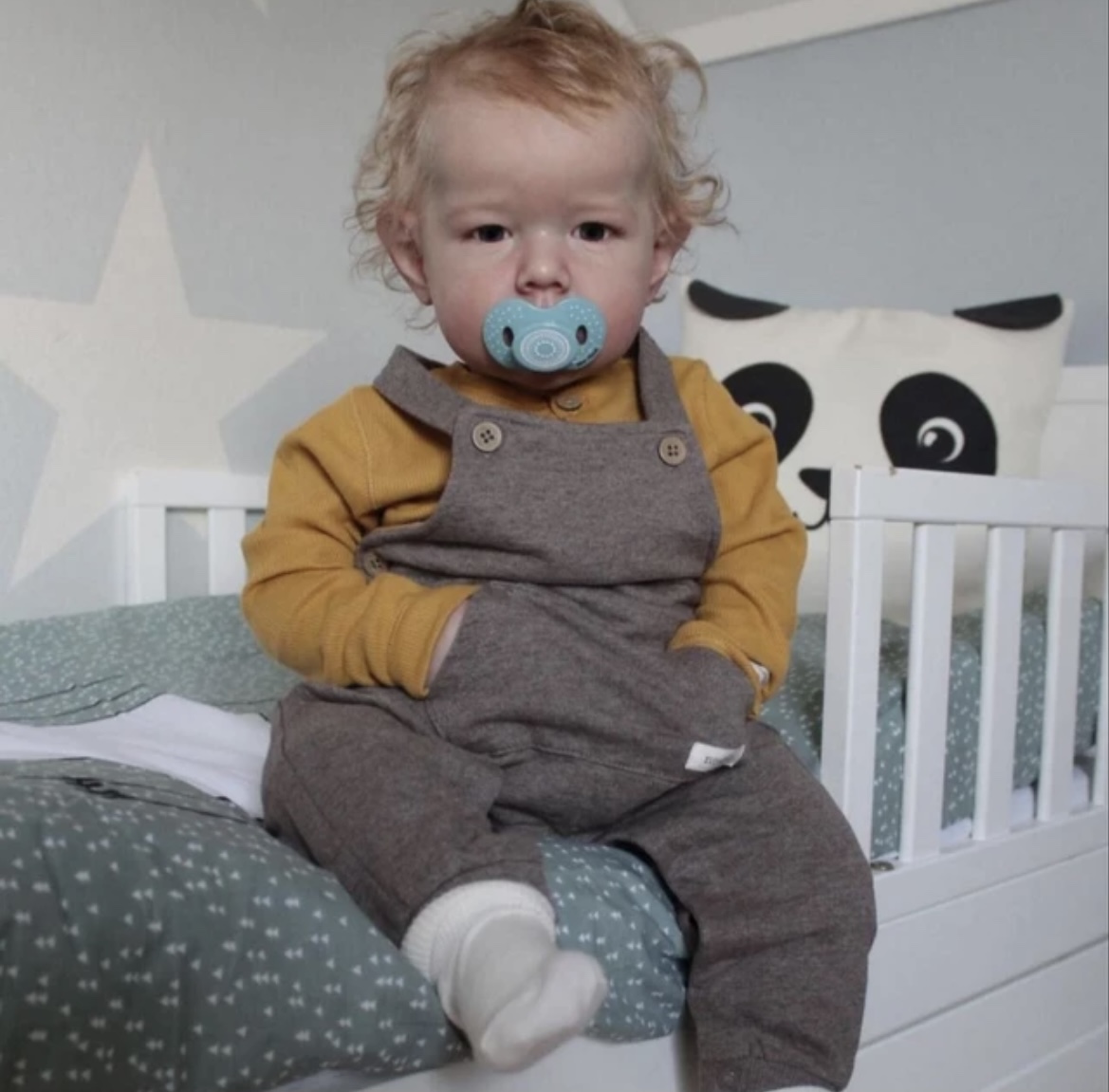 70厘米3D皮肤仿真宝宝 重生娃娃 liam 婴儿硅胶模型仿生玩具礼物