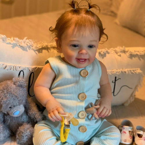 60厘米 Yannik 仿真重生娃娃布身 Reborn doll 重生娃娃跨境外贸