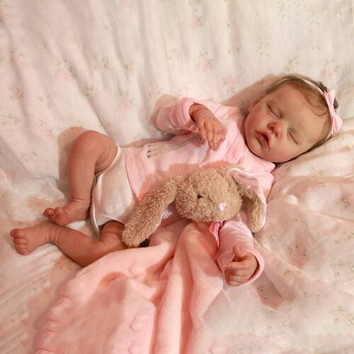 18inch reborn doll Twin A仿真婴儿重生洋娃娃可爱宝宝 跨境