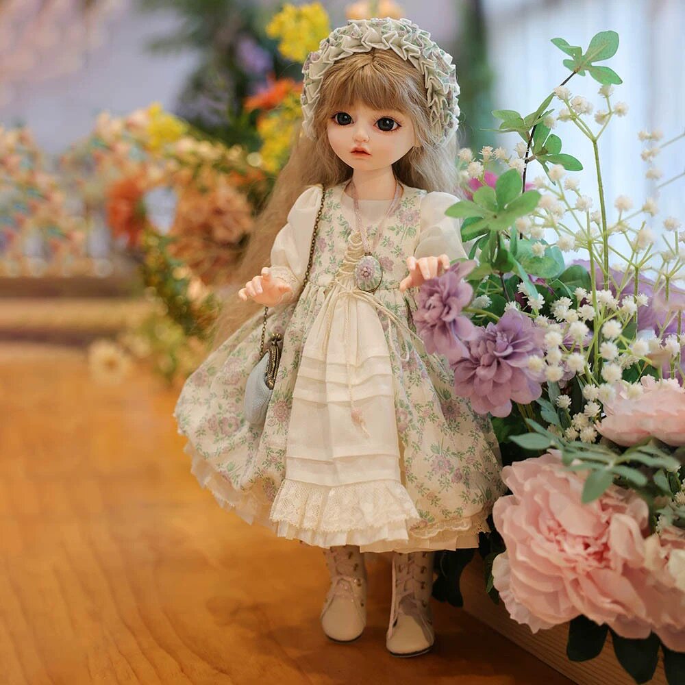 洋娃娃高颜值轻奢送女孩子45CM4分bjd关节装饰品摆件生日礼物高档