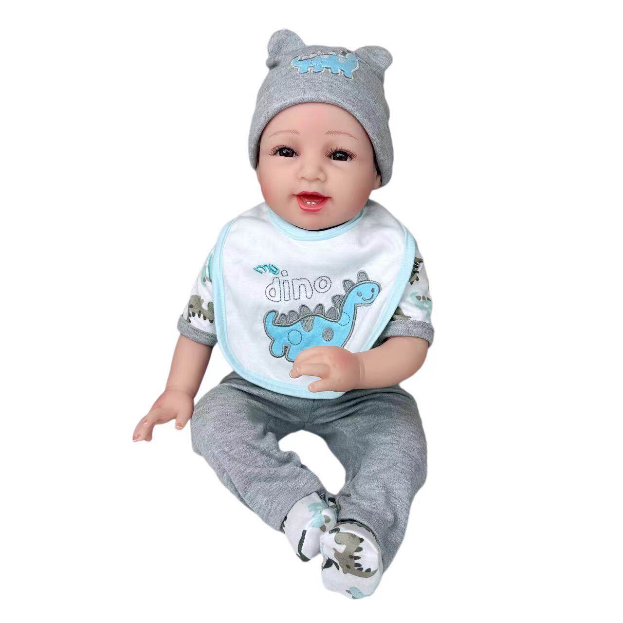 55厘米仿真布身重生娃娃 Reborn doll 儿童过家家玩具Куклы