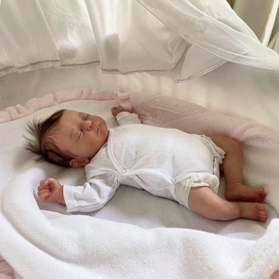 45厘米硅胶仿真新生儿宝宝 重生娃娃reborn baby可爱婴儿逼真模型