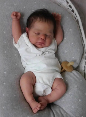 19英寸洋娃娃miley仿真娃娃重生婴儿软胶玩偶玩具女孩过家家玩具