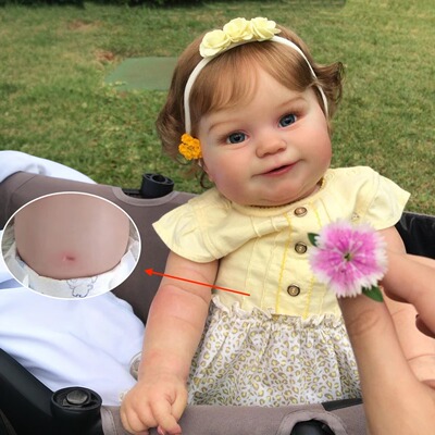 48厘米全胶身reborn doll重生婴儿仿真娃娃玩具美仓热卖