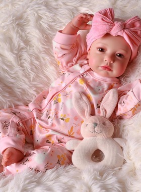 欧美软搪胶跨境血管可见48cm重生洋娃娃仿真婴儿Dolls玩偶礼物