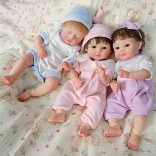 12寸实心硅胶重生娃娃silicone reborn baby仿真软胶婴儿娃娃玩具