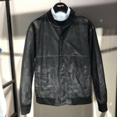 男士 品牌男装 商城撤柜青年棒球领春款 收口仿皮皮衣PU夹克外套皮衣