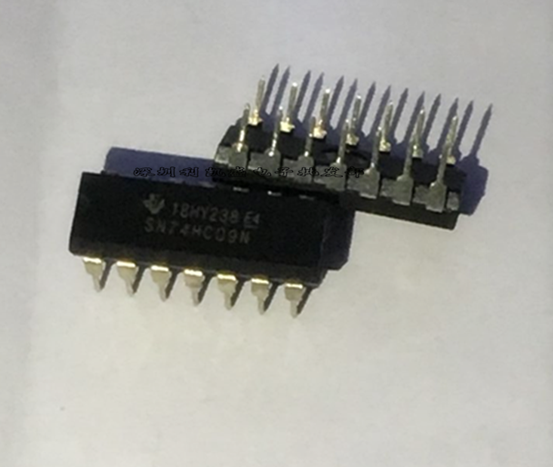 直插 74HC09 SN74HC09N DIP14 逻辑芯片IC 六反相器 全新