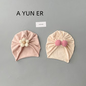 婴儿帽子春秋薄款 宝宝胎帽婴幼儿女护囟门帽护耳帽无骨印度帽冬季