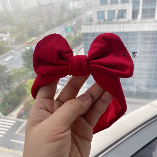 婴儿发饰满月可爱蝴蝶结