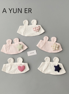 婴儿发带初生护囟门帽夏季薄款卤门男女宝宝帽子新生儿小月龄胎帽